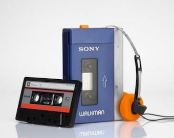 Sony Walkman replica replacement decals (download) only.