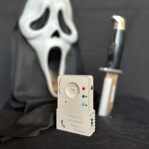 Ghostface replica prop rechargeable voice changer