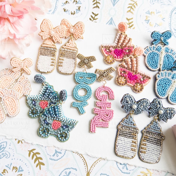Baby Girl Earrings Etsy