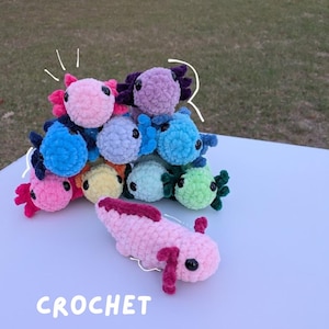 Axolotl gehäkelt Gehäkelte Amigurumi | Handgefertigter Axolotl