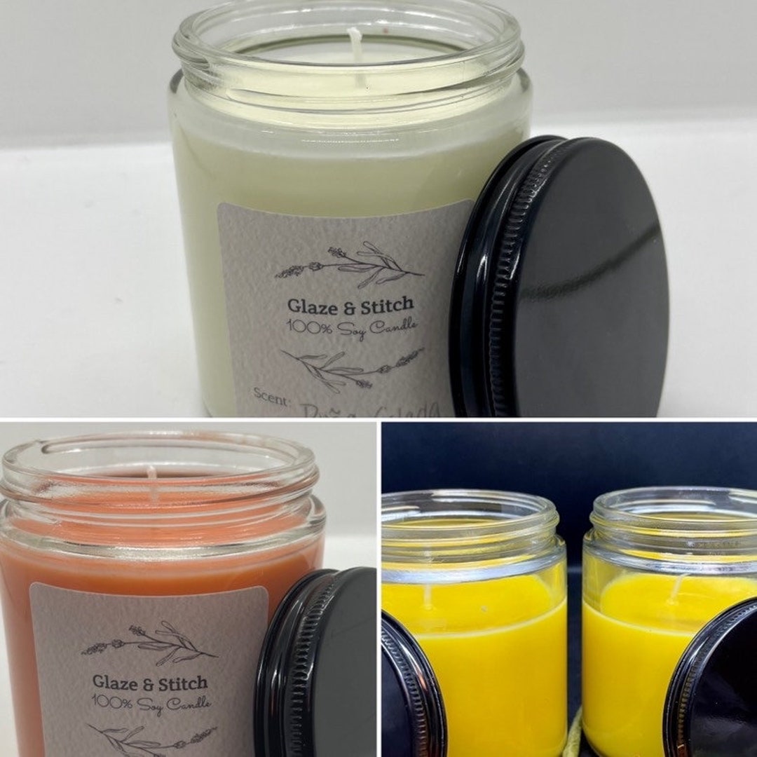 Beer Old Fashioned or Piña Colada Scented Soy Candles Hand Etsy