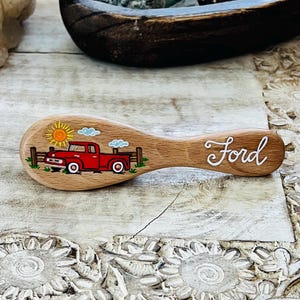 Custom Wooden Baby Brush / Customizable / Hairbrush / Personalized Baby Brush / Hand Painted / Baby Keepsake / Baby Shower Gift / Baby Gift