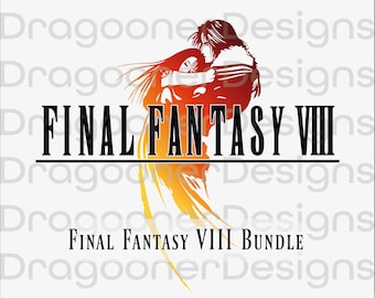 Final Fantasy VIII Logo SVG Bundle: FF8 Graphics (digital