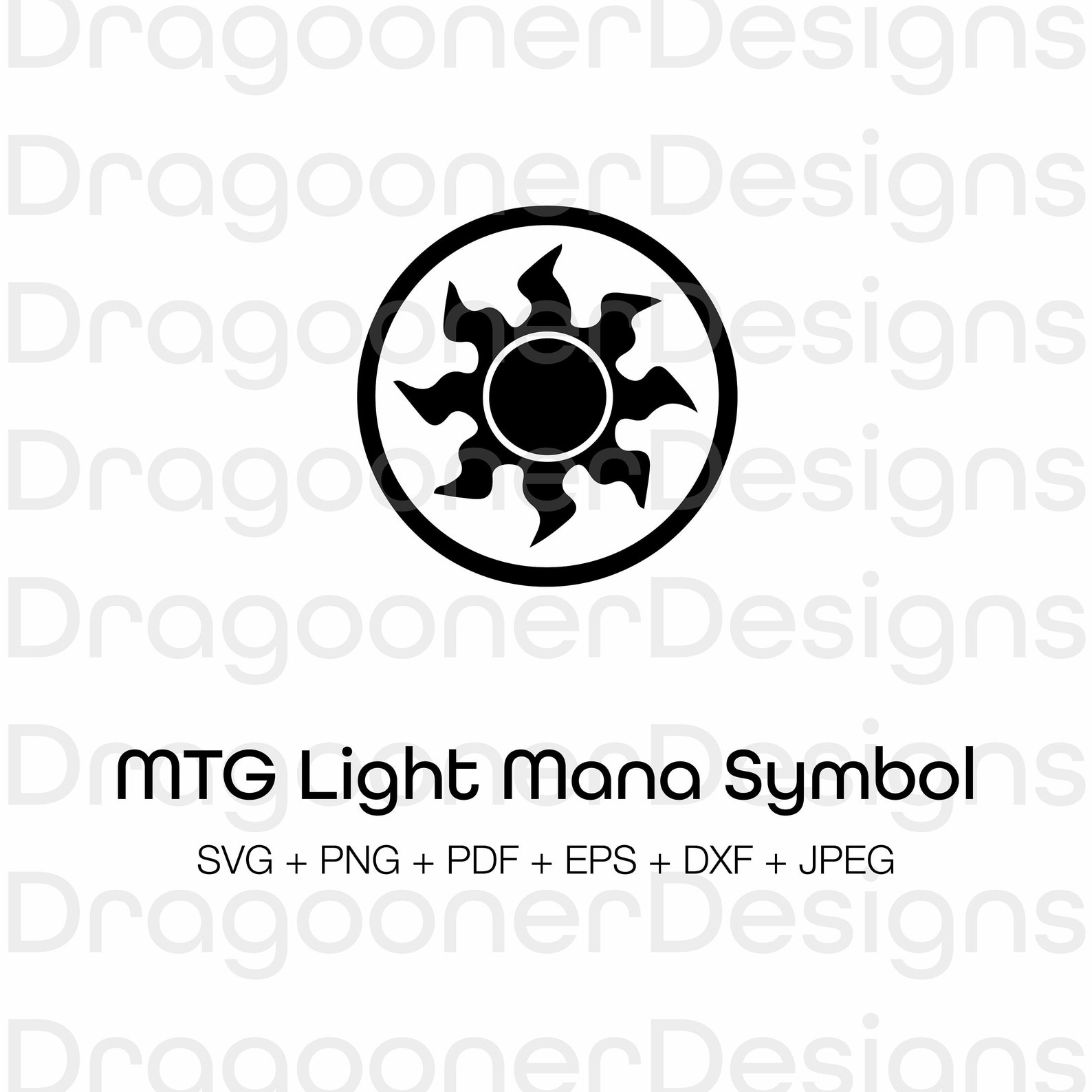 MTG Magic the Gathering Mana Symbols Bundle, Magic Svg, Mtg Png File ...