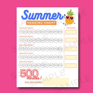 Zomerleestabel, leesbeloningstabel, leeslogboek voor kinderen, leestabel kinderen, leestracker voor kinderen