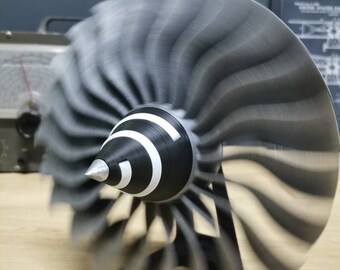 ジェットエンジン、ターボファンブレード、装飾、飛行機のモーター