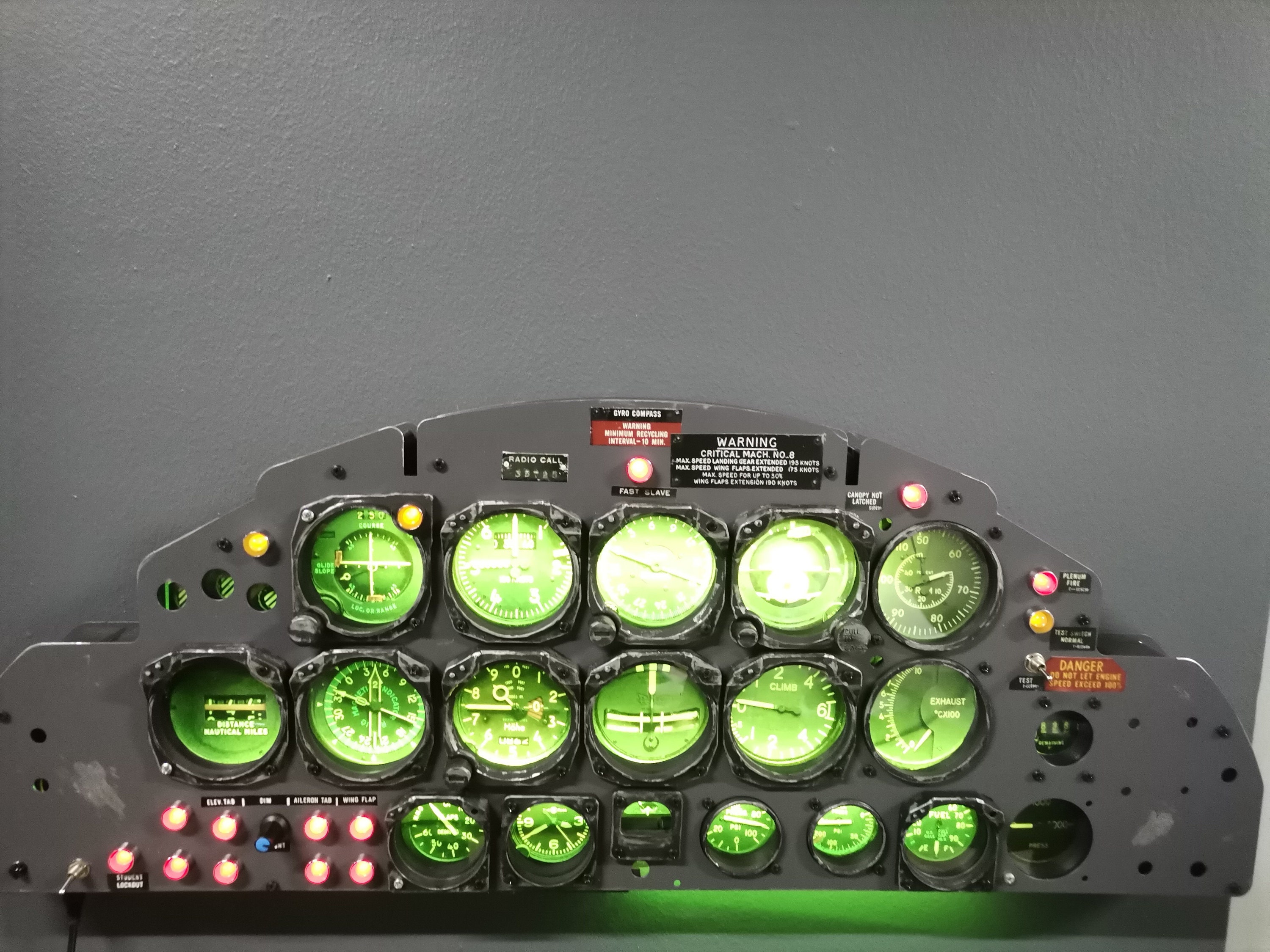 Aircraft Panel , Wall Aviation Decor, Aviation Gift, Wall Decor, Flight