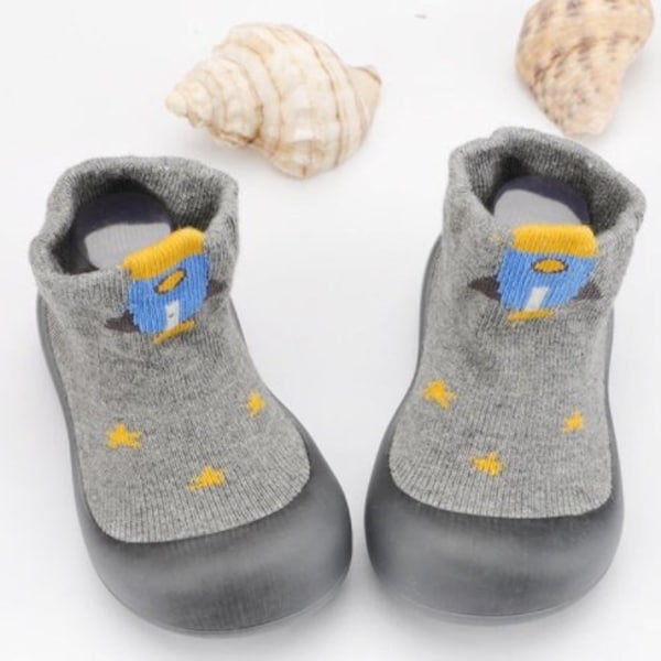 BCW-1 Unisex Soft & Comfortable Socks Shoes - Baby Shoes, Toddler Shoes - Non-Slip First Walkers, 6 to 36 Months