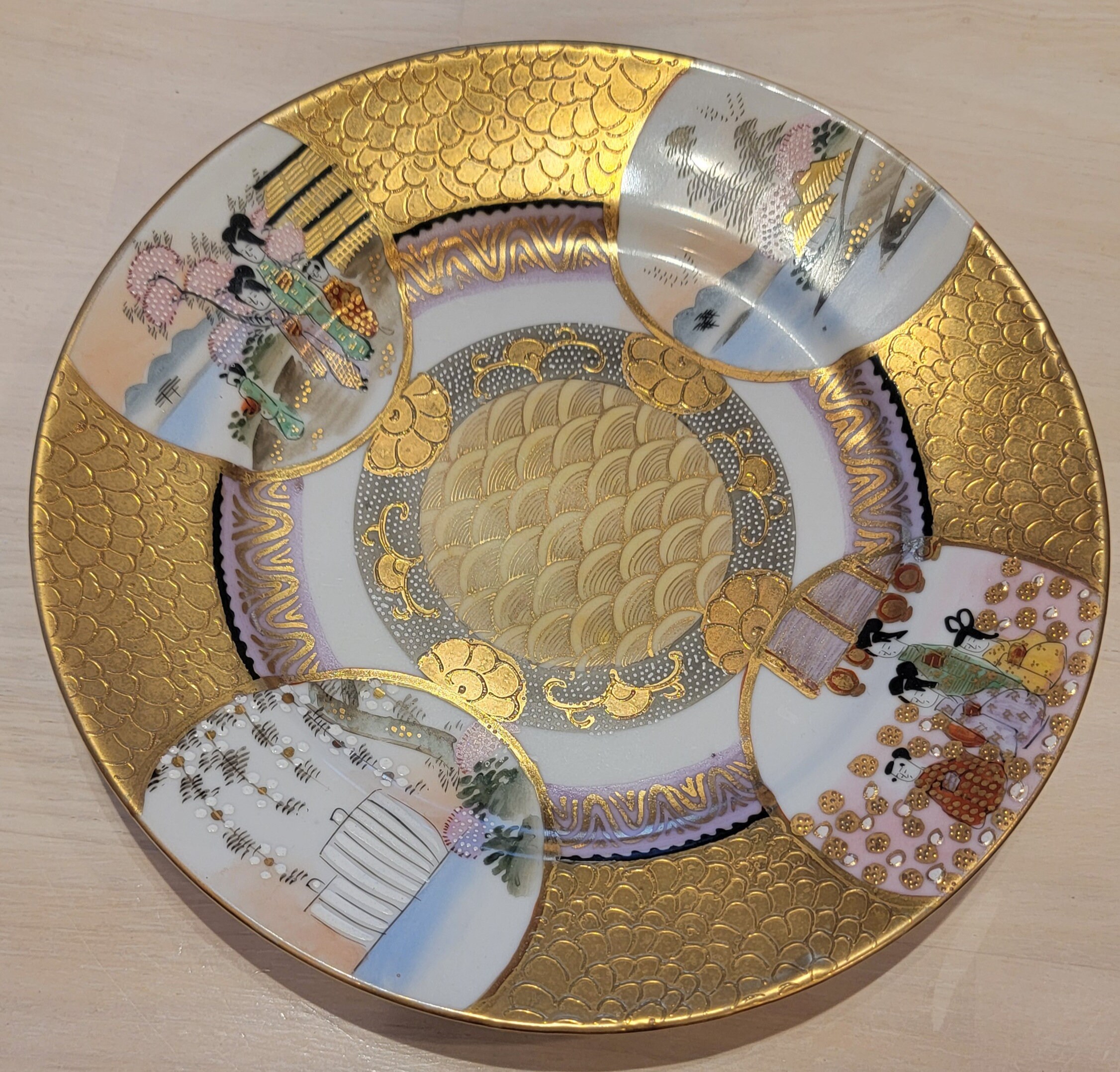 imperial royal tiffany ゴールド縁取りの食器セット Japanese gold