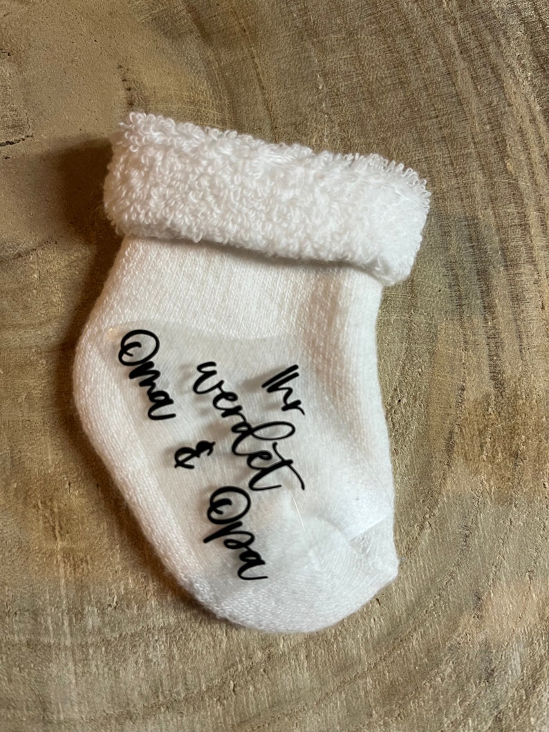 Baby socks announce pregnancy I personalized socks I pregnancy announcement I you are going to be a dad I baby 2024 image 5