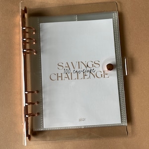 100 Envelope Challenge  | Budgetierung Set | Umschlagmethode | Finanzplanung & Sparziele | sparen | Sparen mit der Umschlagmethode