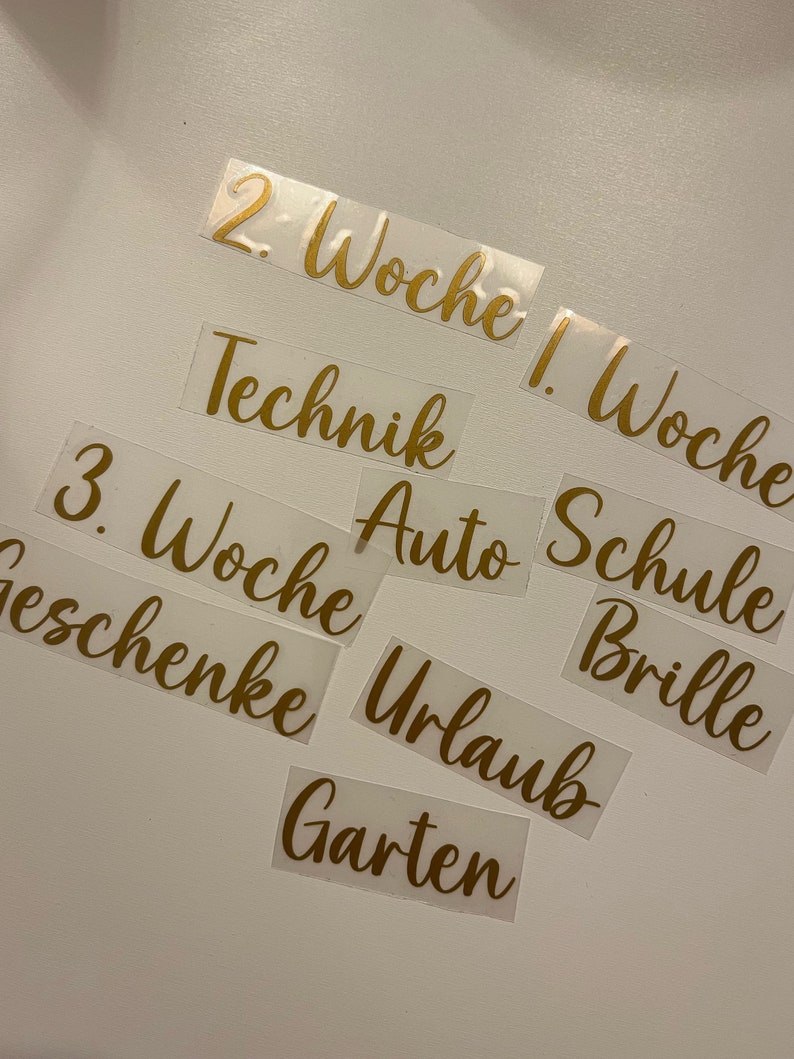 Finanzplaner Aufkleber Beschriftung Notizbuch Schriftzug Budgetplanung Binder personalisierte Sticker Umschlagmethode Journaling Gold matt