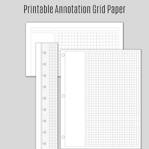 Printable Note Paper PDF. Annotation Grid Paper. Bullet Paper. Grid Paper. Digital Graph Paper. Journal Graph Paper. Graphing Paper, Planner