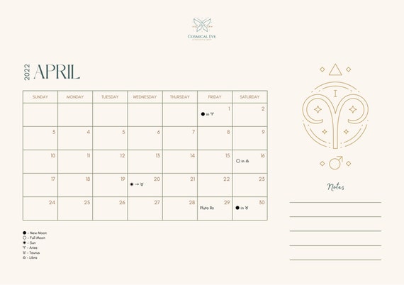 2023 Retrograde Calendar 2022-2023 Zodiac Calendar Pdf Ready To Print Full Moon | Etsy