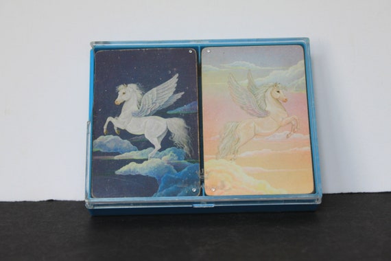 Vintage Pegasus Playing Cards. Hallmark, Impossible Dreams