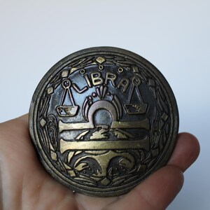 Libra Belt Buckle - Etsy display picture 3