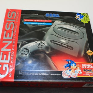 Vintage Sega Genesis Console. Complete in Original Box, NO