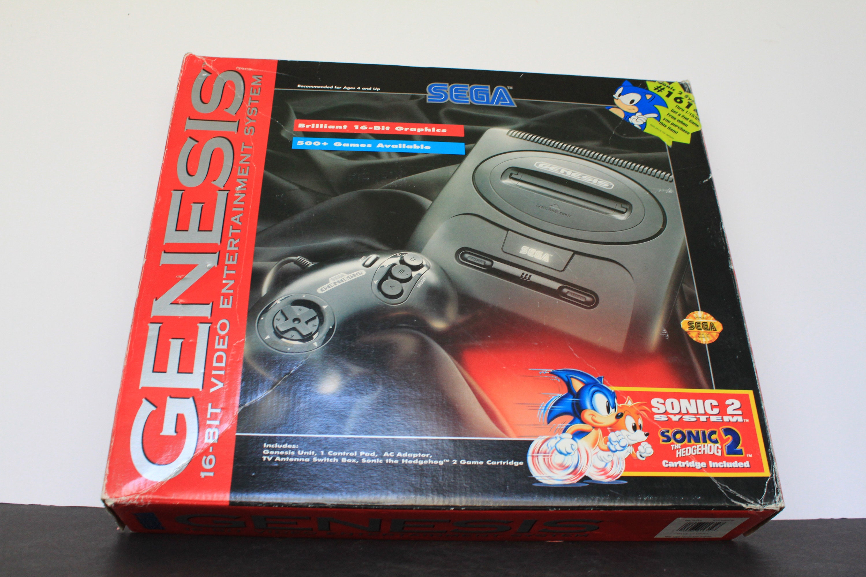 Australian Sega Mega Drive II Game System with Original Box
