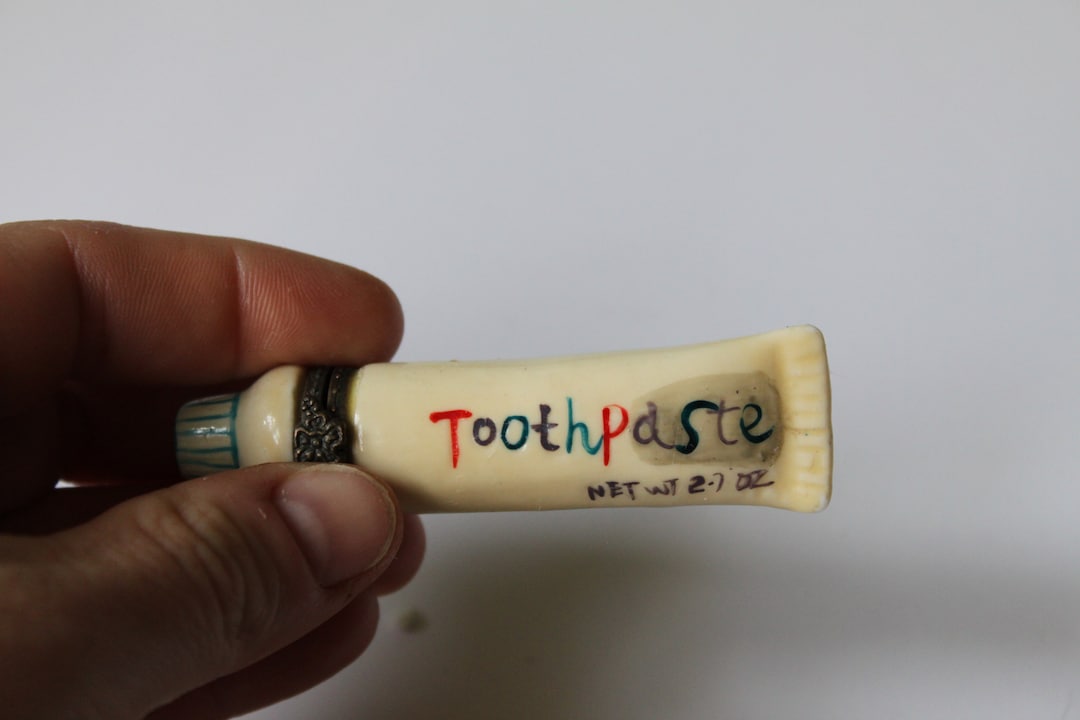 Vintage Porcelain Toothpaste Miniature Trinket Box. Little Etsy