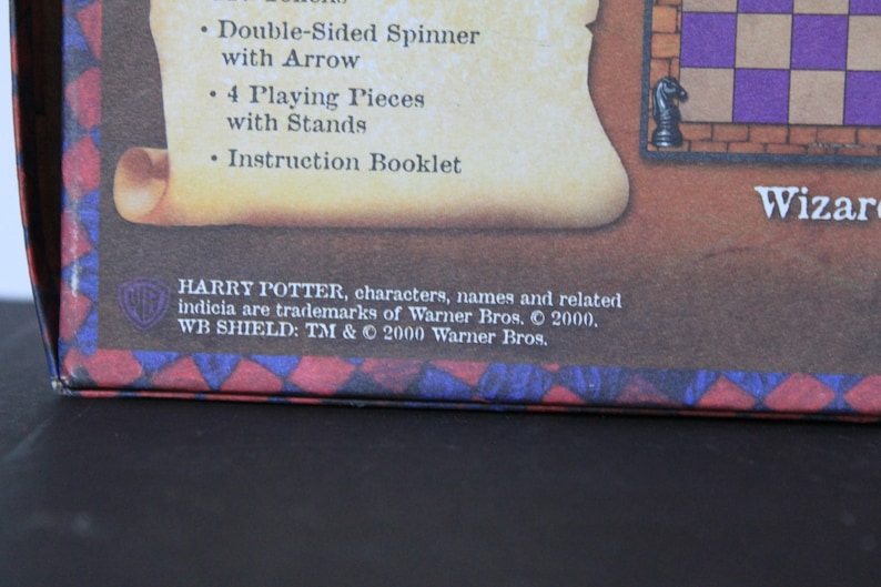 Harry Potter Board Game For Vintage Movie Memorabilia. Sorcerers Stone, 2000 University Game, Complete Set, Gift For Collector, Warner Bros. image 3