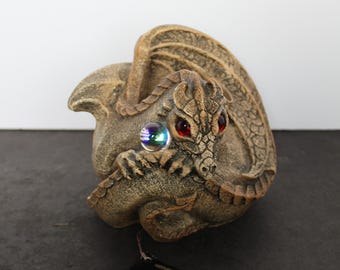 Vintage Inner Light Candle Holder. Windstone Editions, 2000, Melody Pena, Original Tag, Dragoncore, Dark Academia, Gift For Collector, Host