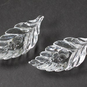 Leaf Candlestick Holders For Vintage Spring Mantel Decor. Delicate, Minimalist, Simple, Floating Leaves, Housewarming Hostess, Gardener Gift
