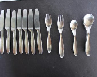 Vintage Lauffer Finland Utensil. CHOOSE, Spoon, Fork, Knife, Design 9, Steel, Replacement Piece, Modernist Kitchen Ware, Hostess Gift