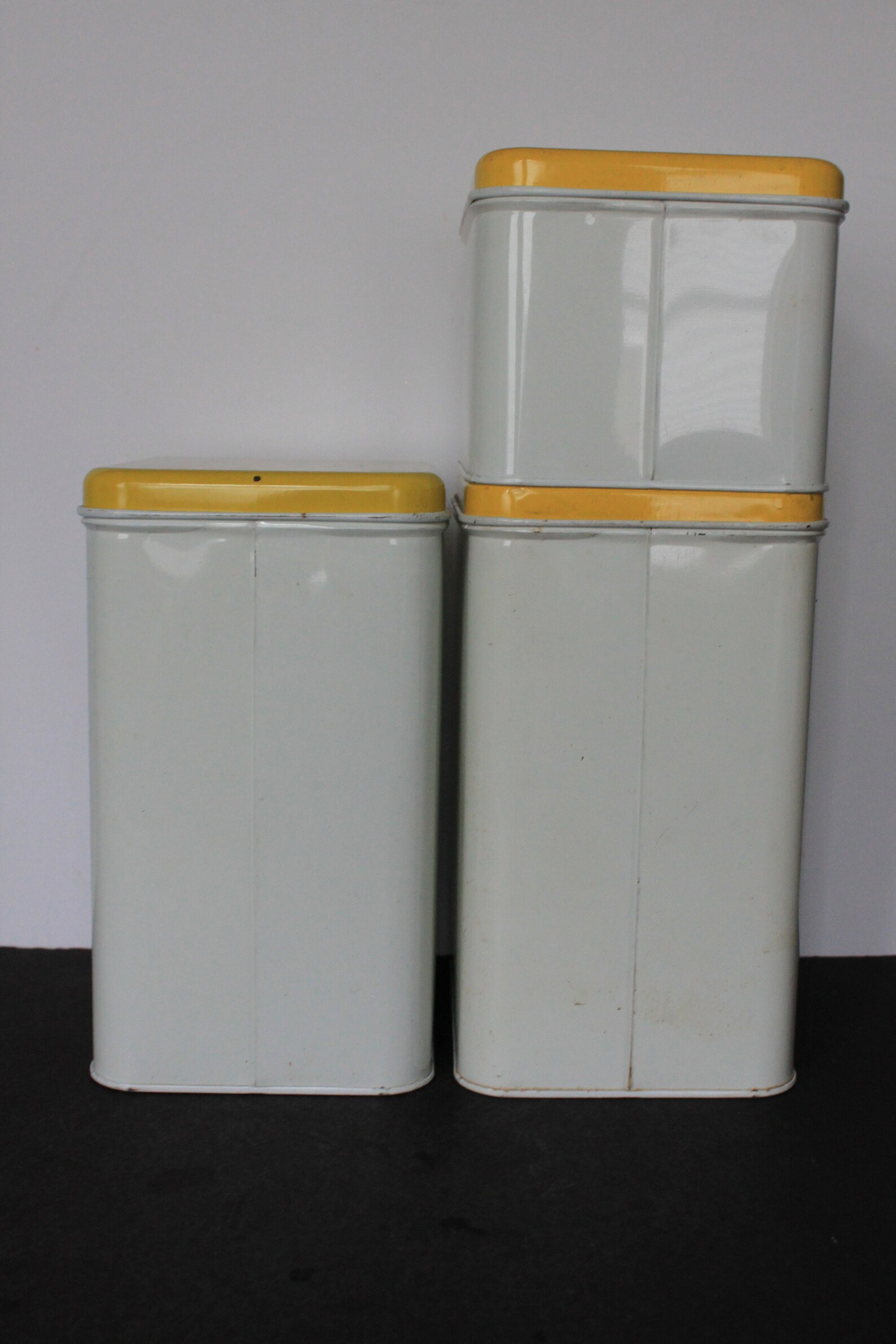 Vintage Cheinco Tin Canister Set. Rustic Vegetables Mushroom Etsy