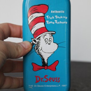 Vintage Cat In The Hat Watch. In Original Box, 1997, Tick Tocking
