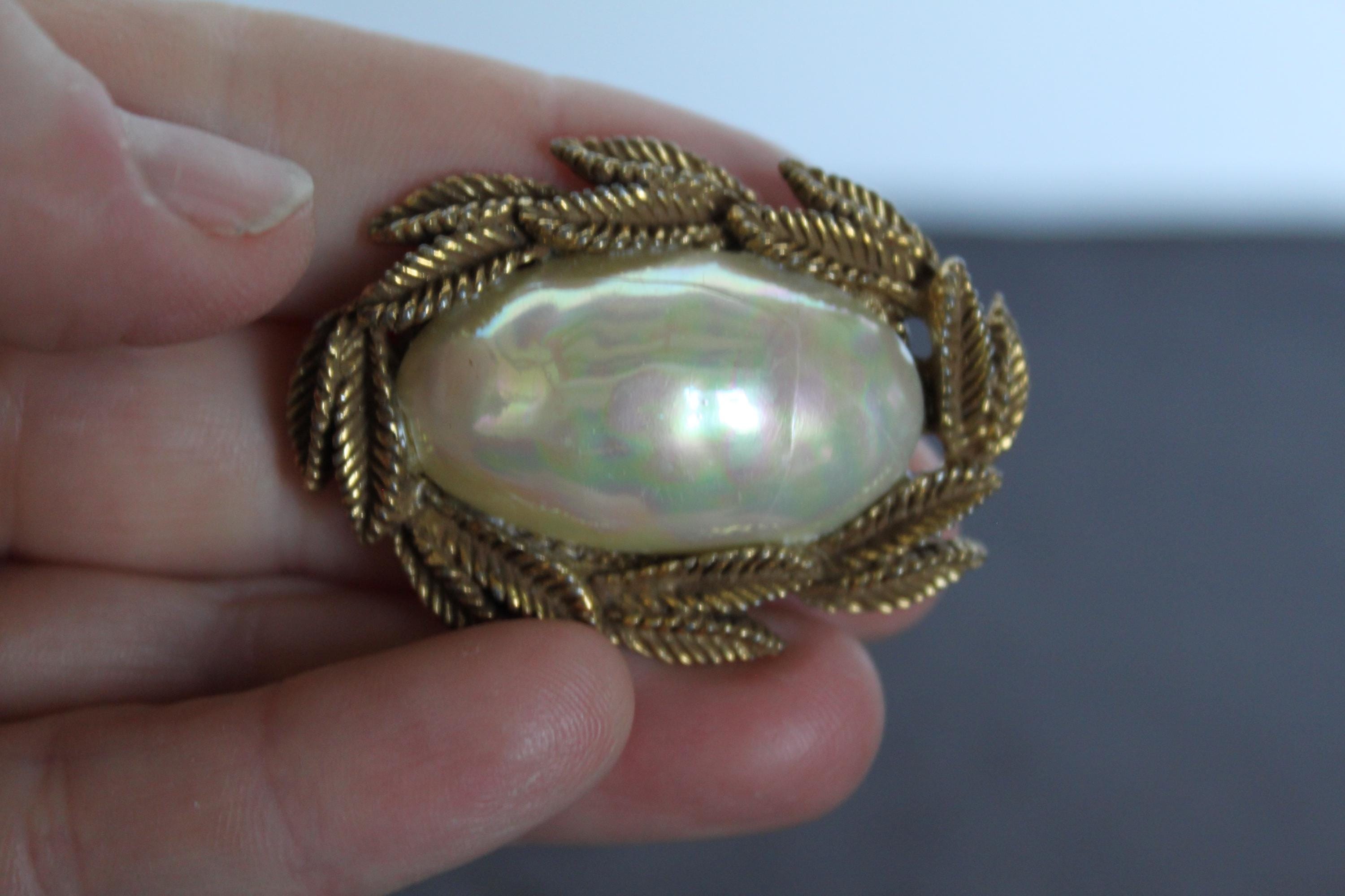 Vintage Miriam Haskell Brooch - Etsy