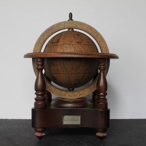 Vintage Electro Brand Antique Globe Radio. WORKING, Novelty Transistor, AM Band, 8 Transistors, Made In Japan, Circa 1969, DAMAGE, Rare htf