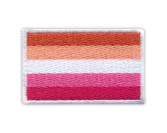 Lesbian Pride Flag - embroidered patch / badge - Patchion Patches