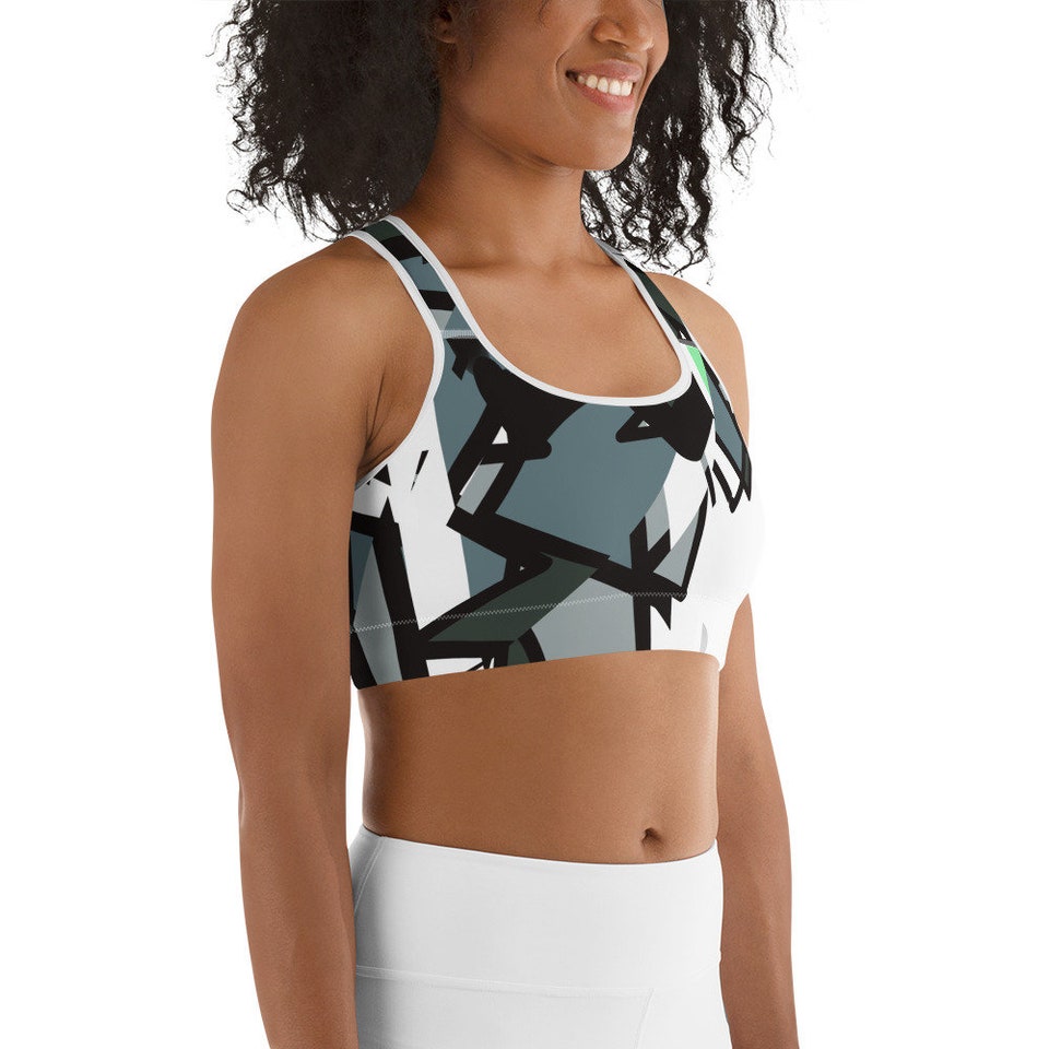 Sports bra by Rabb.Stuido  All-Over Print Sports Bra