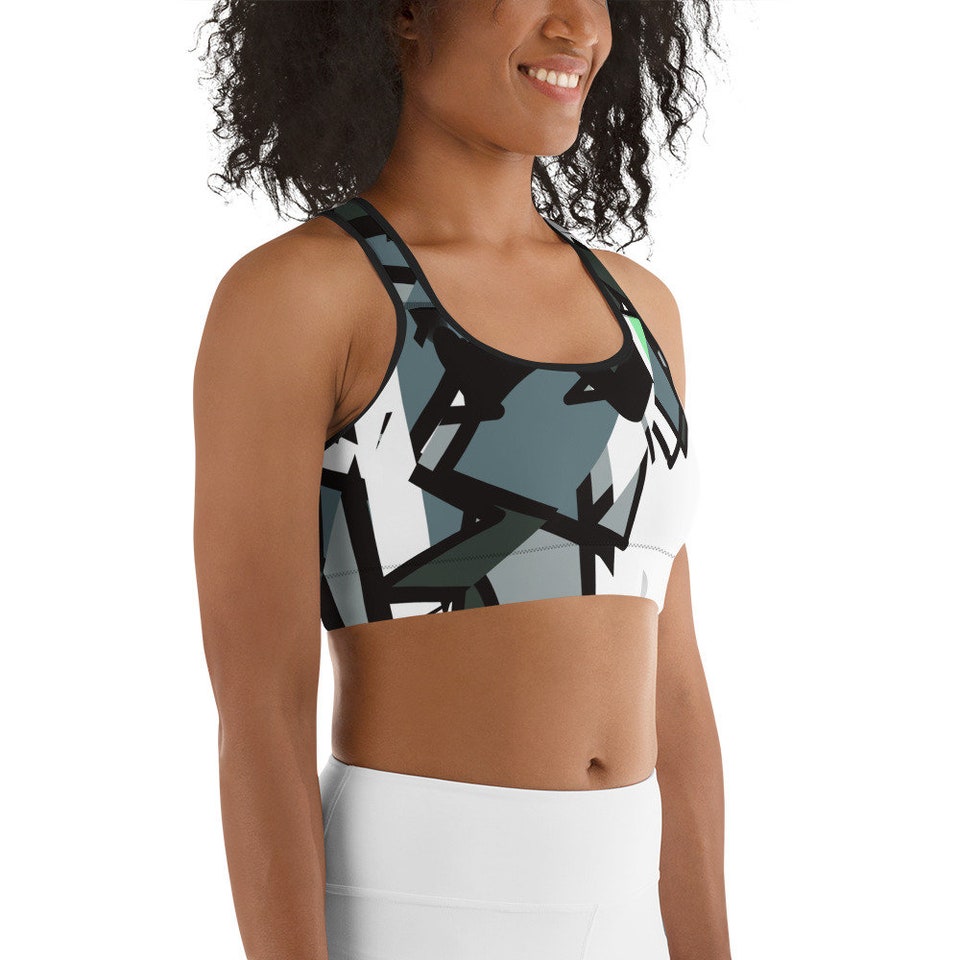 Sports bra by Rabb.Stuido  All-Over Print Sports Bra