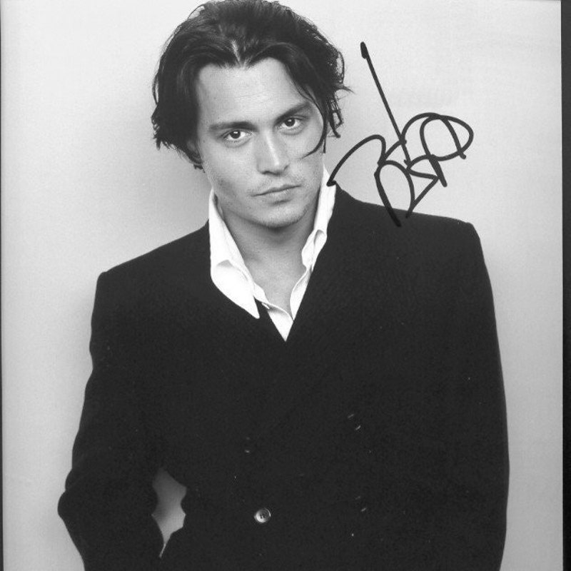 Johnny Depp Autographs - Etsy