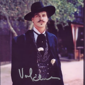 Val Kilmer in Tombstone  Autograph Reprint Photo LOOK Signed Autograph