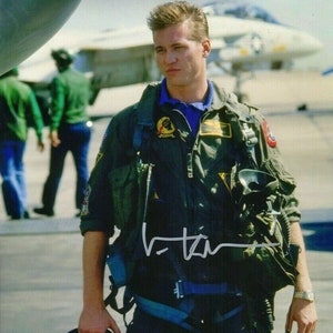 Val Kilmer in HOT as Iceman Autograph Reprint Photo LOOK Signed Autograph