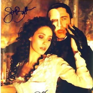 Phantom of the Opera Gerald Butler Emma Rossum Autograph Reprint Photo LOOK Signed Autograph