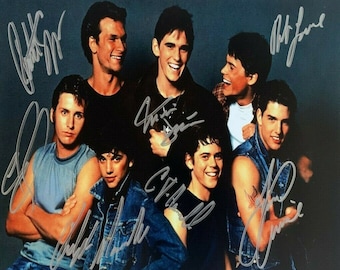 Outsiders Dillon Macchino Swayze Lowe Cruise Autograph Reprint Photo