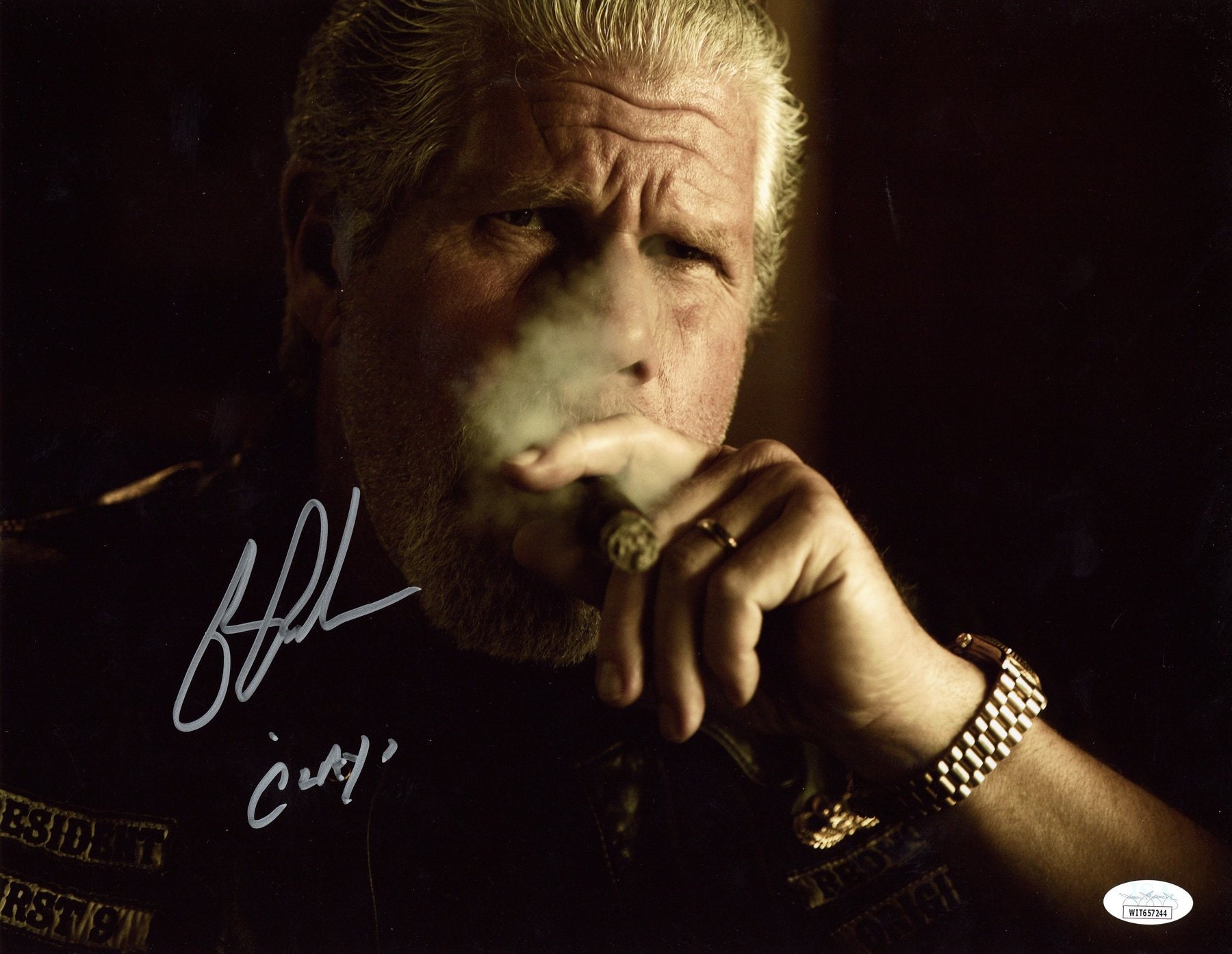 Ron Perlman as Clay Sons of Anarchy SONS Autograph Reprint Photo LOOK Signed Autograph Etsy