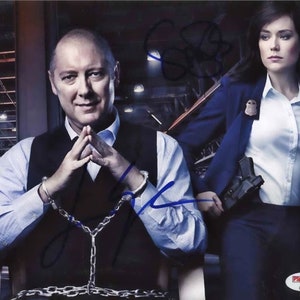 Blacklist James Spader and Megan Boone Autograph Reprint Photo LOOK Signed Autograph