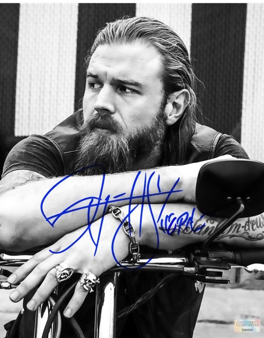 HWC Trading A4 Ryan Hurst Sons Of Anarchy - Photo Signée Autographe Pour Fans