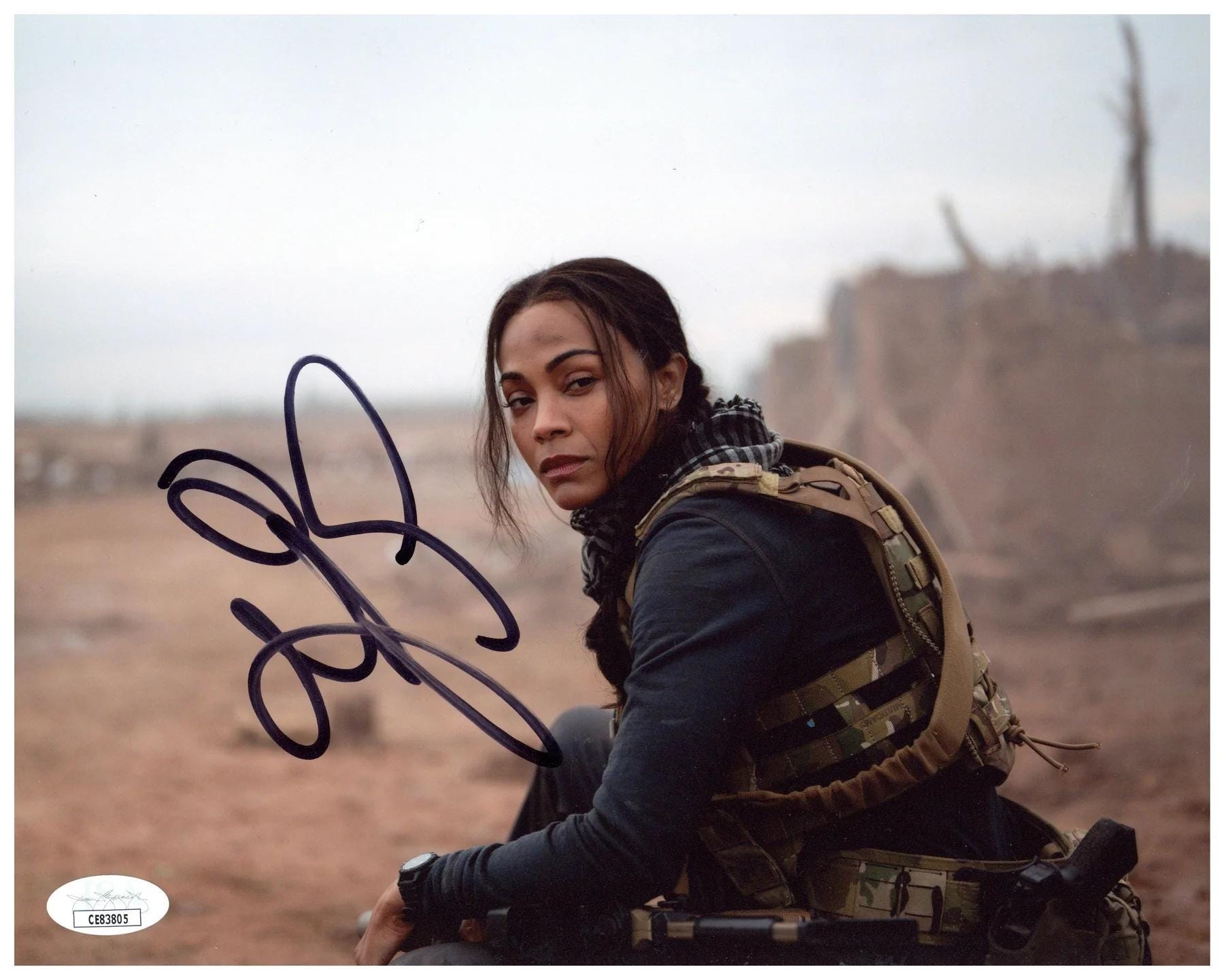 Zoe Saldana Signed - Etsy