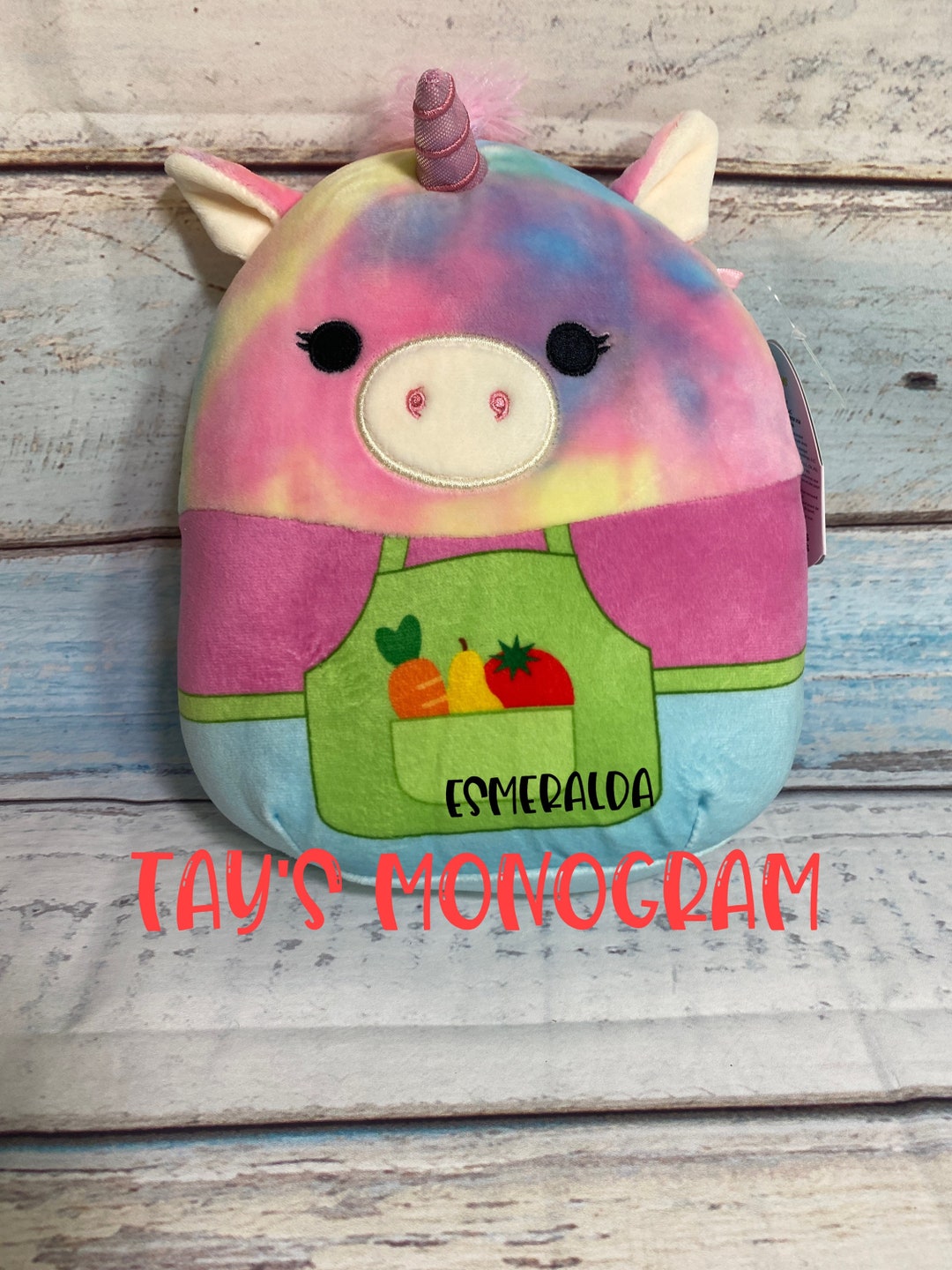 Monogram Personalized Stuffed Animals Plushies Etsy