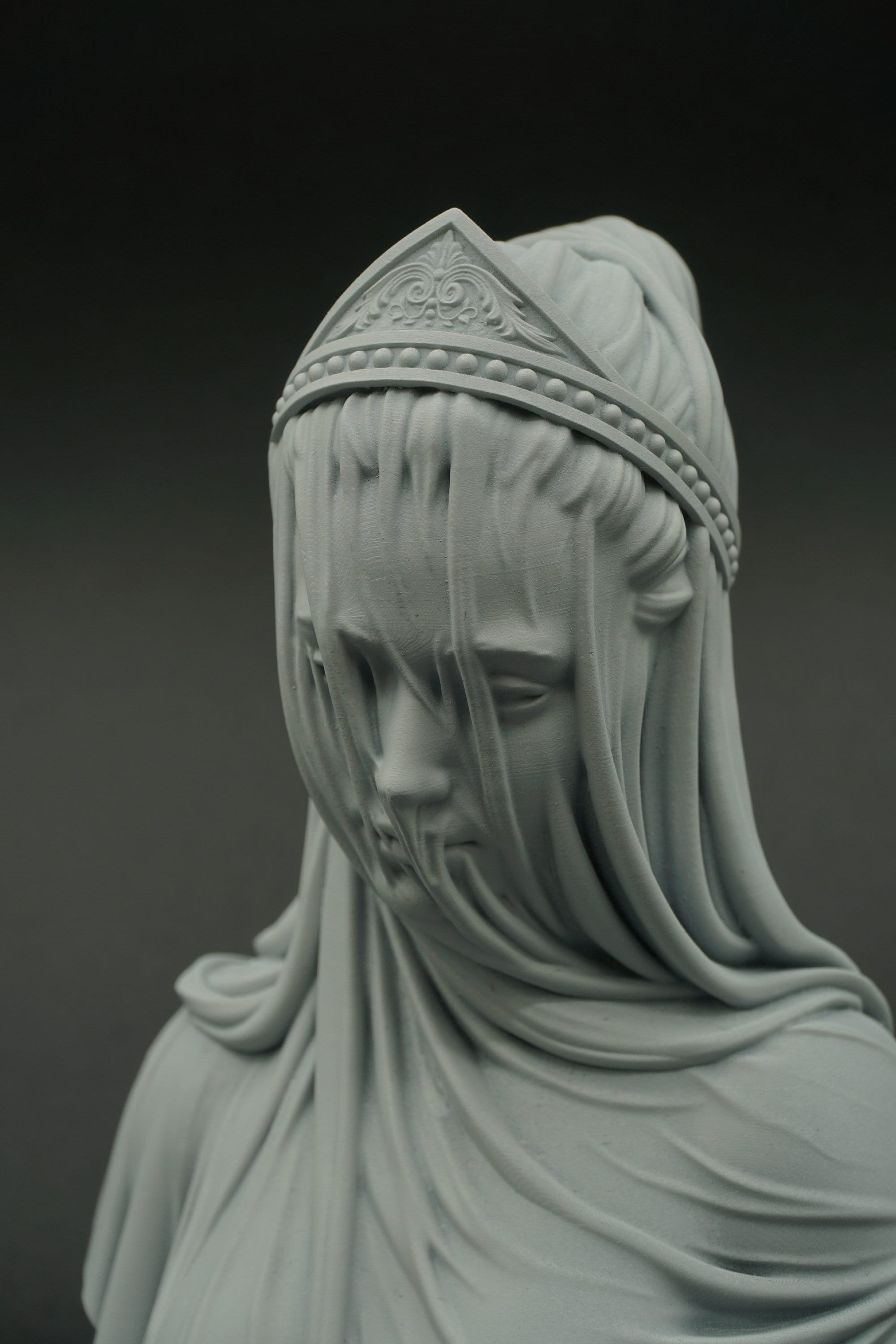 Veiled Roman Woman bust/sculpture 3D Printed Etsy Canada