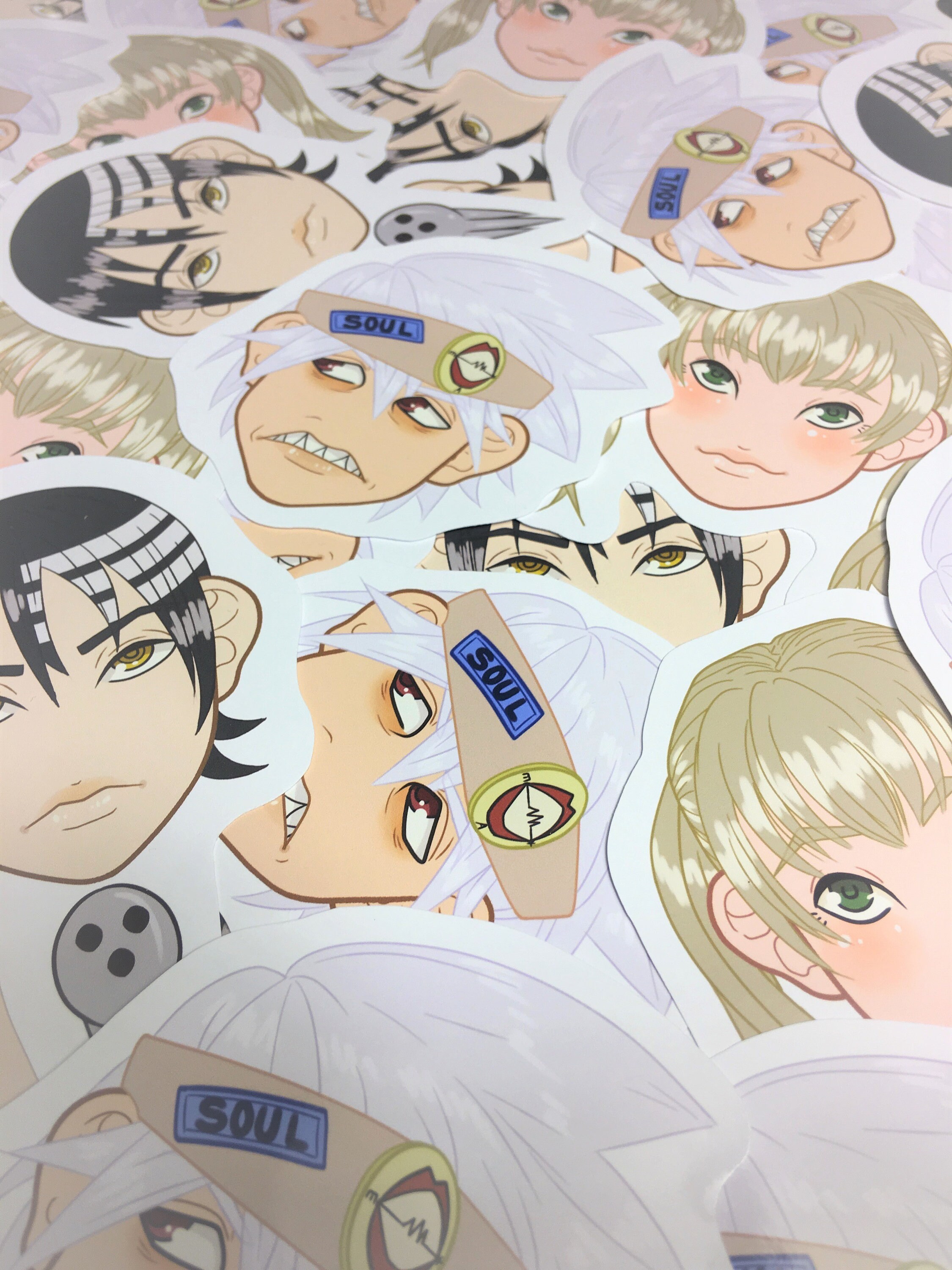 soul eater all characters Sticker for Sale by onlydrawning