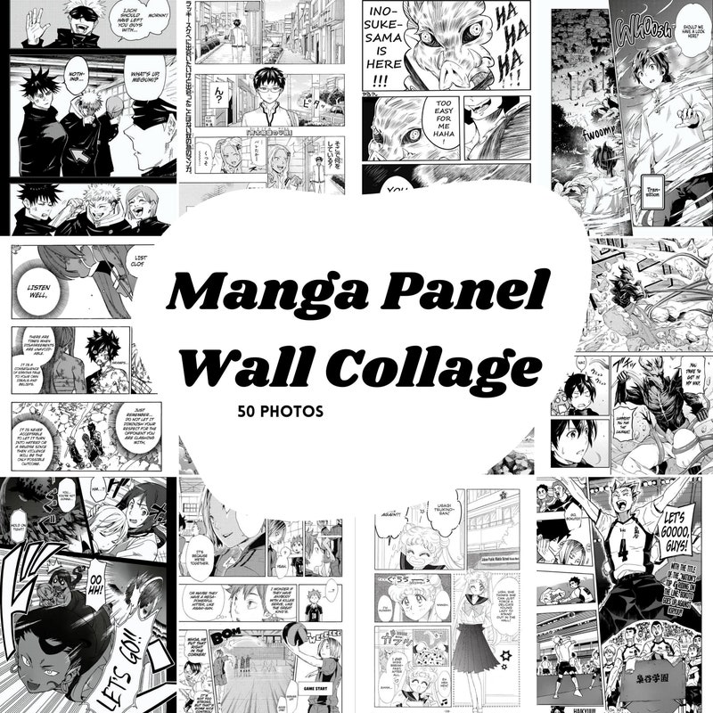 Manga Panels - Etsy UK