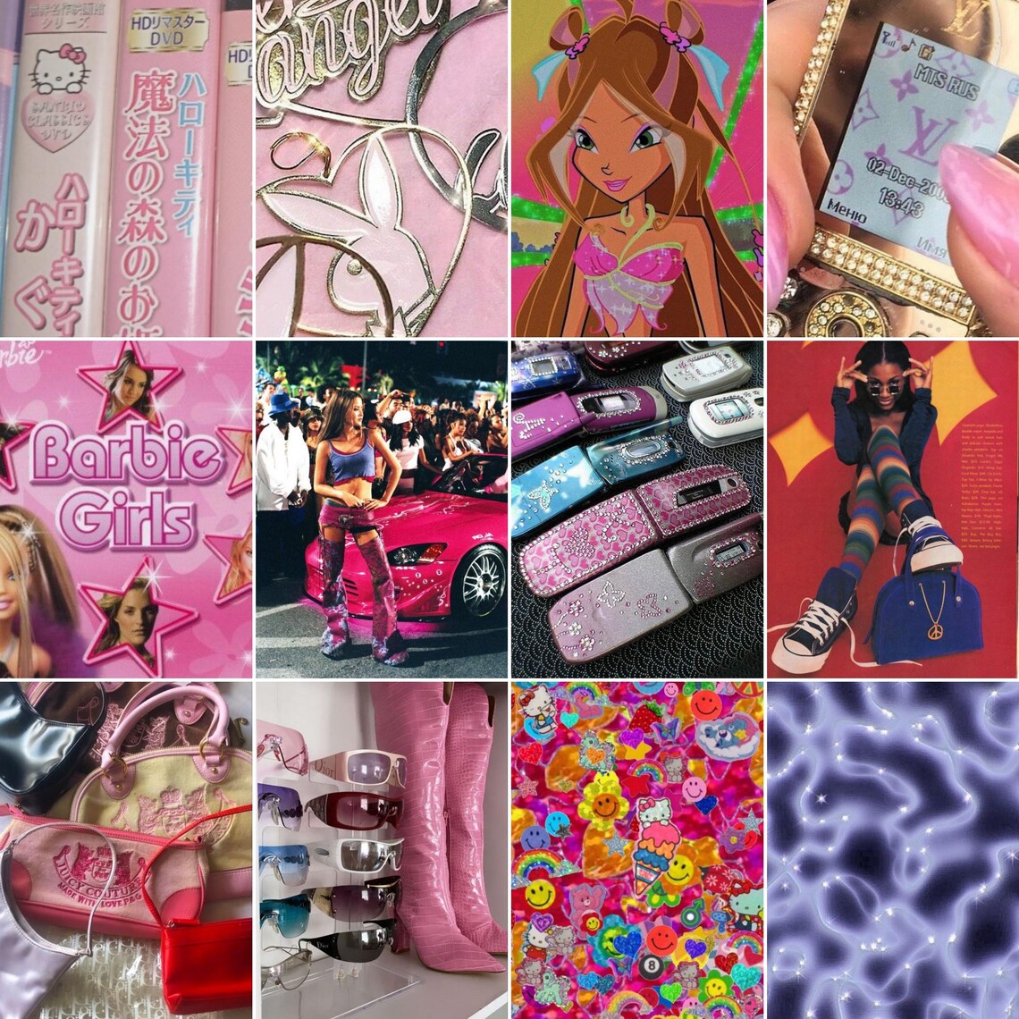 Y2K Wall Collage Prints Wall Collage Kit Y2K Teen Bedroom - Etsy Finland