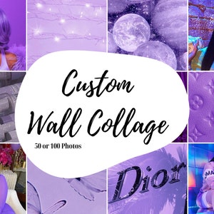 Custom Wall Collage Prints, Wall Collage Kit, Teen Bedroom, Trendy Room Decor, Aesthetic Wall Kit (PHYSICAL PRODUCT) (2 sizes)