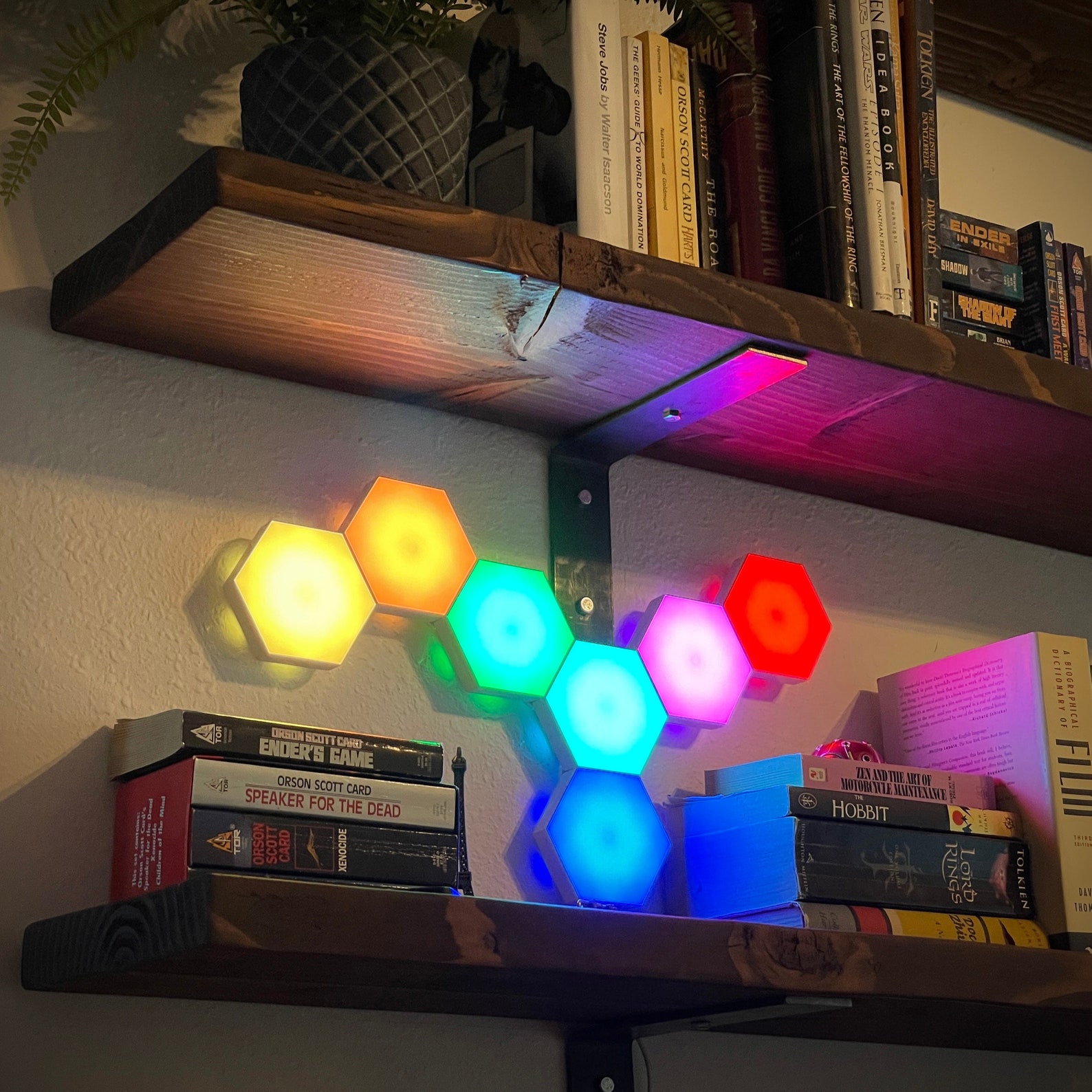 Gaming Room Lights for Wall 7 Pack Hexagon Lights Remote Etsy